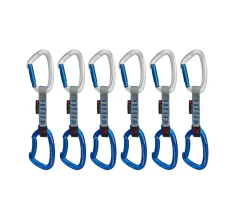 Mammut Crag Keylock 10 Cm Indicator 6-Pack Quickdraws Straight Gate/Bent Gate Key Lock