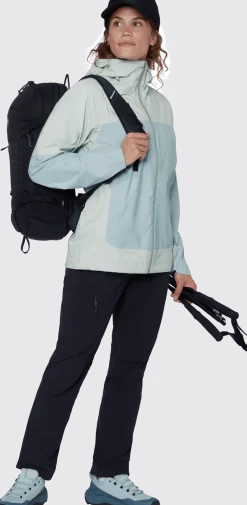 Mammut Ducan Hs Hooded Jacket Women Silver Sage-nebla