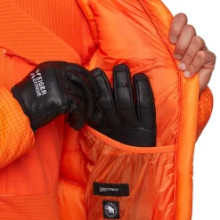 Mammut Eiger Nordwand Advanced Down In Hooded Jacket Men Eiger Orange-eiger Blue