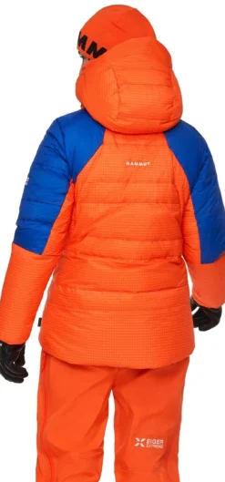 Mammut Eiger Nordwand Advanced Down In Hooded Jacket Women Eiger Orange-eiger Blue
