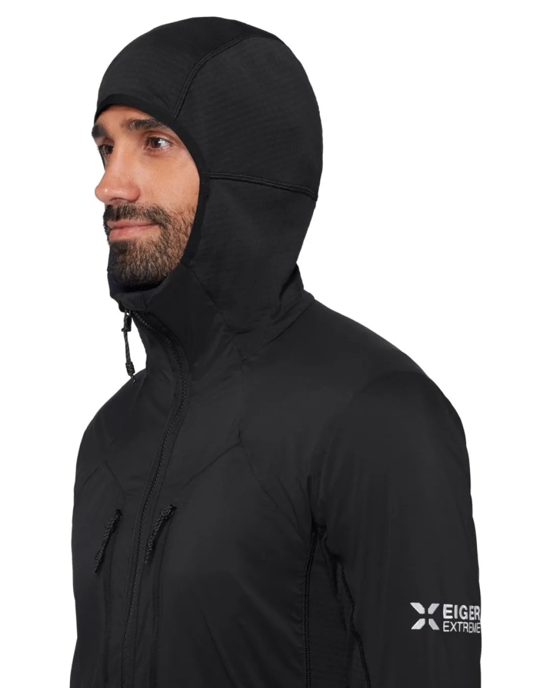 Mammut Eiger Nordwand IN Flex Air Hybrid Hooded Jacket Men Black