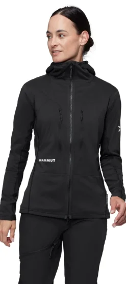 Mammut Eiger Nordwand IN Flex Air Hybrid Hooded Jacket Women Black