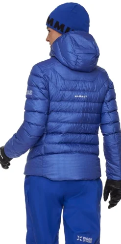 Mammut Eiger Nordwand Light Down IN Hooded Jacket Women Eiger Blue