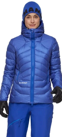 Mammut Eiger Nordwand Light Down IN Hooded Jacket Women Eiger Blue