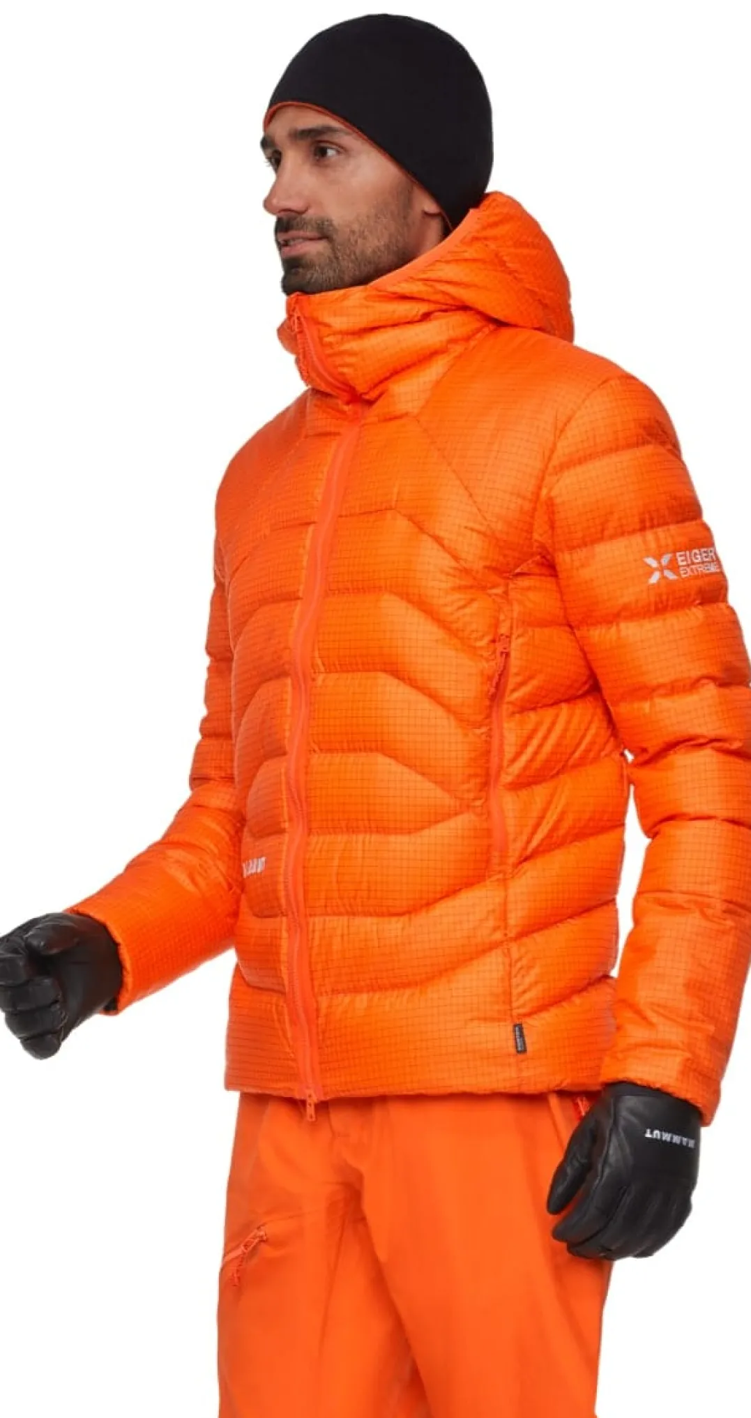 Mammut Eiger Nordwand Light Down IN Hooded Jacket Men Eiger Orange