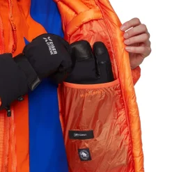 Mammut Eiger Nordwand Pro Down In Hooded Parka Women Eiger Orange-eiger Blue