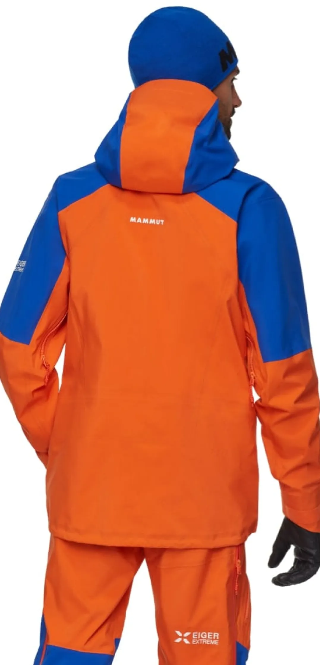 Mammut Eiger Nordwand Pro Hs Hooded Jacket Men Eiger Orange-eiger Blue