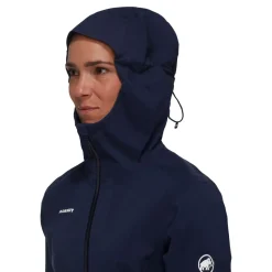 Mammut Linard Guide Hs Hooded Jacket Women Marine
