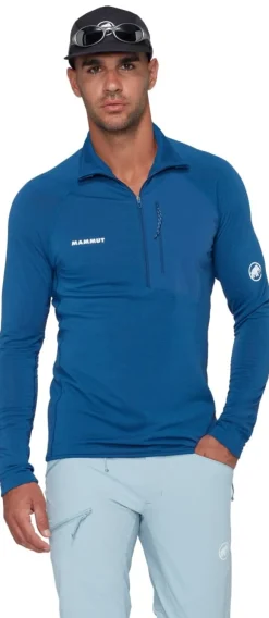 Mammut Men's Aenergy Light ML Half Zip Pull Tschiel