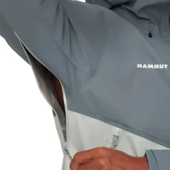 Mammut Men's Alto Guide Hs Hooded Jacket Silver Sage-strata
