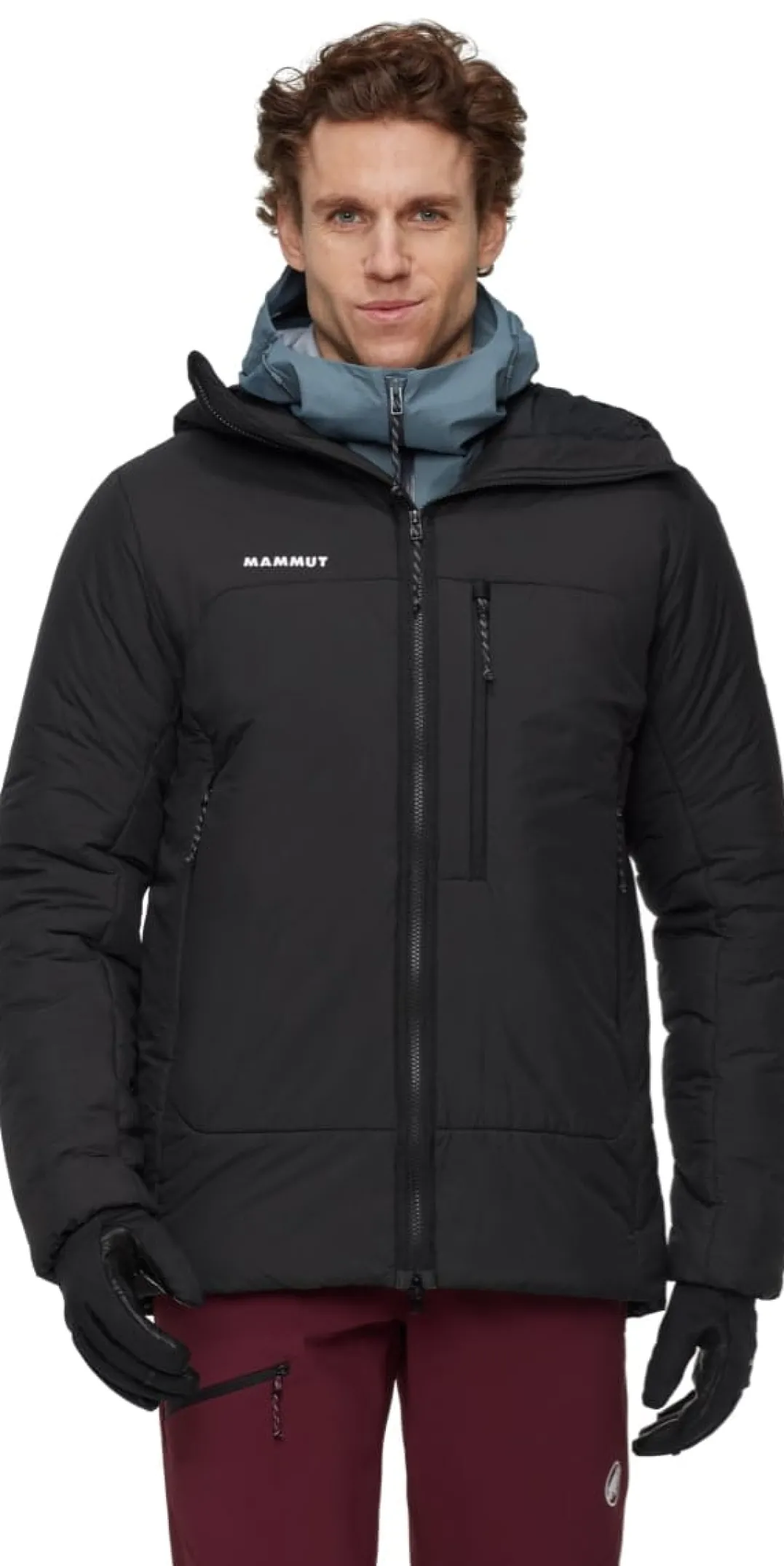 Mammut Rime Pro Belay IN Hooded Jacket Men Black