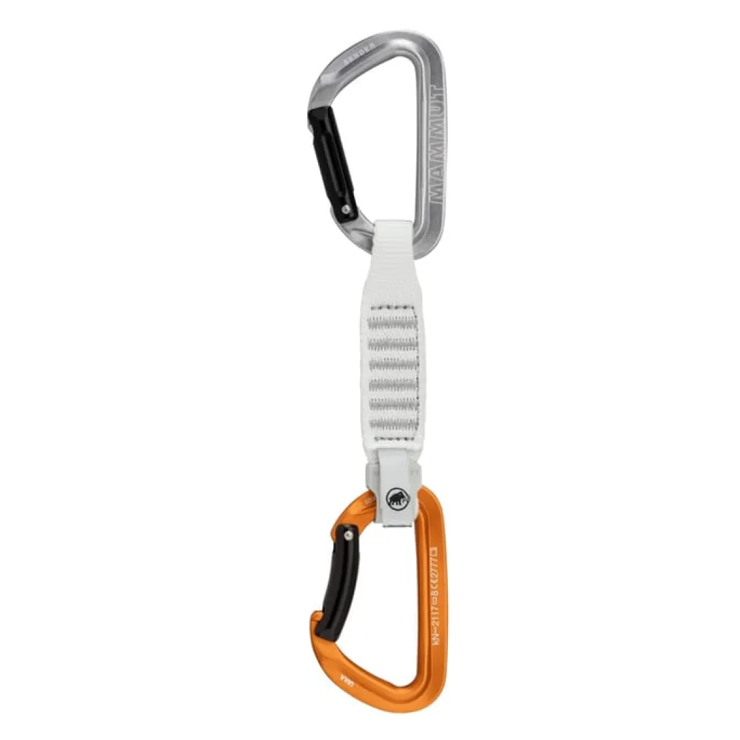 Mammut Sender Keylock 12 Cm Quickdraw Straight Gate/Bent Gate Key Lock