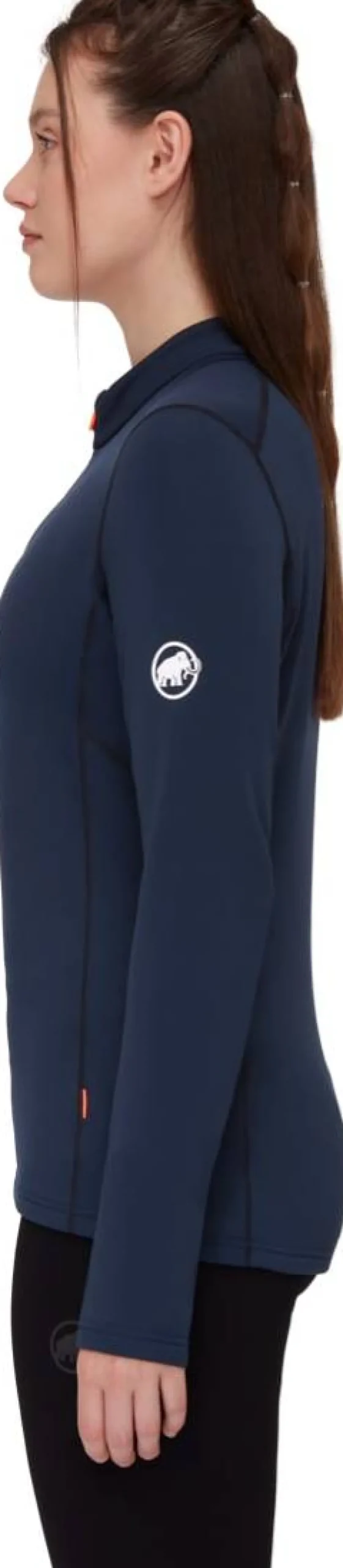 Mammut Women's Aenergy ML Half Zip Pull Marine/Black