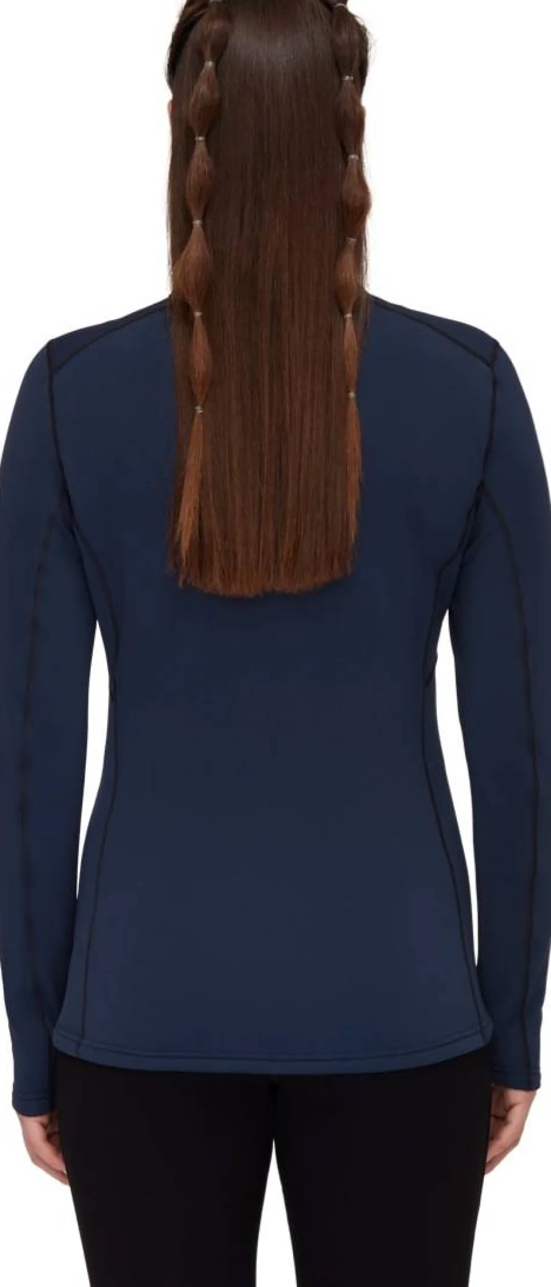 Mammut Women's Aenergy ML Half Zip Pull Marine/Black