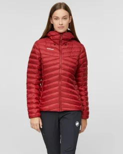 Mammut Women's Albula IN Hooded Jacket Dark Mammut Red