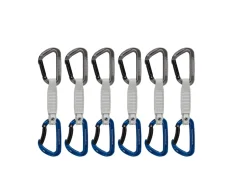 Mammut Workhorse Keylock 12 Cm 6-Pack Quickdraws Straight Gate/Bent Gate Key Lock
