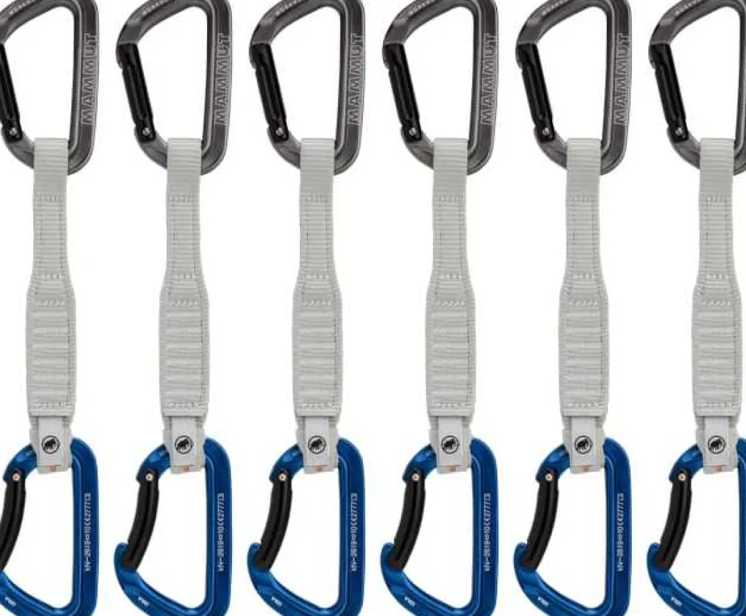 Mammut Workhorse Keylock 17 Cm 6-Pack Quickdraws Straight Gate/Bent Gate Key Lock