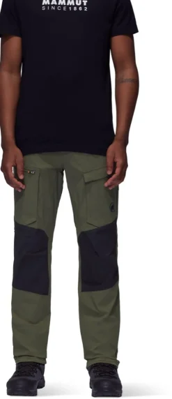 Mammut Zinal Hybrid Pants Men Dark Marsh-black