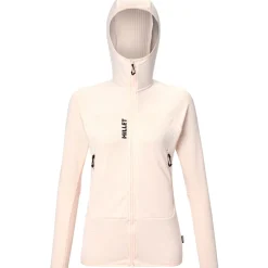 Millet Fleece Fusion Grid Hoodie W Women Vanilla Cream