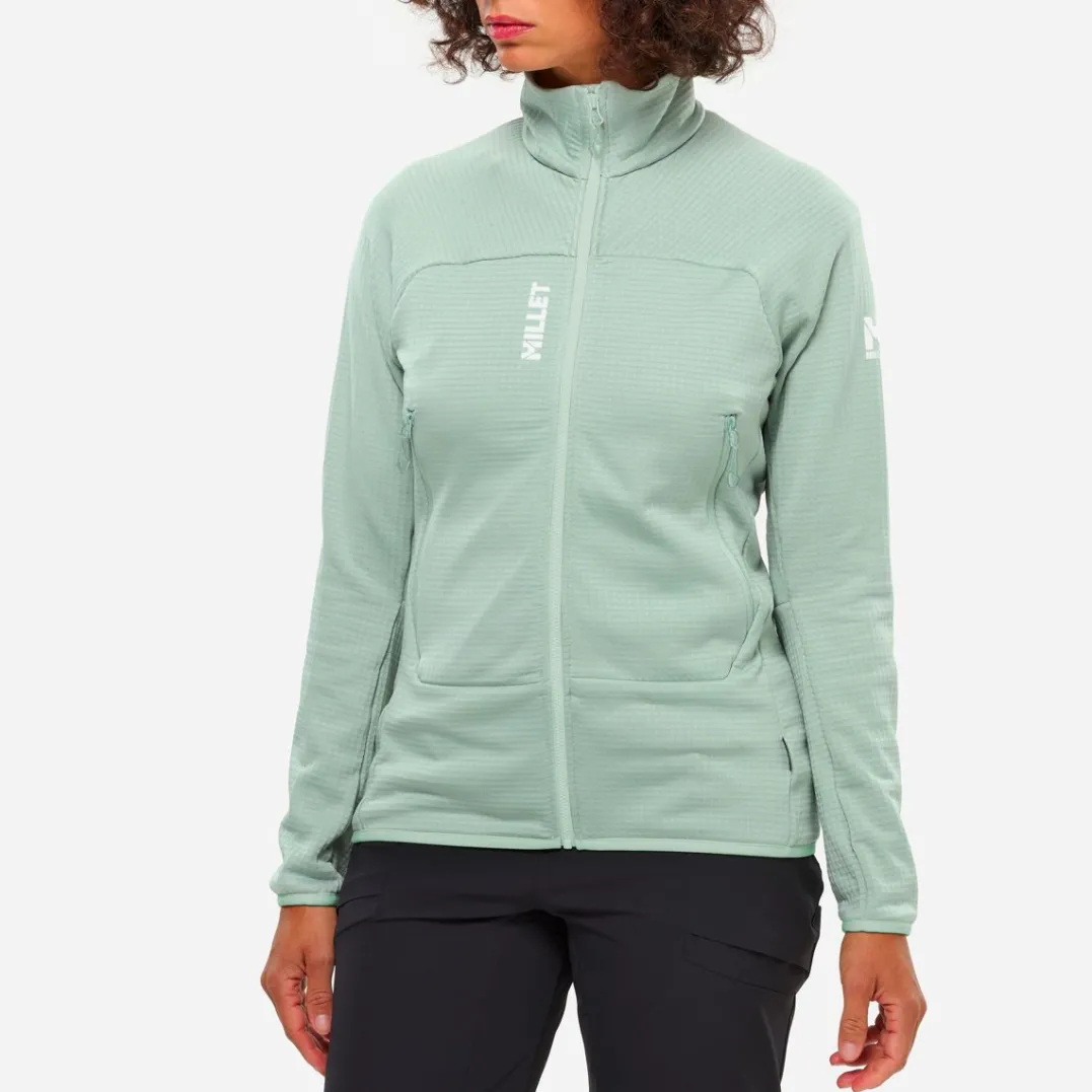 Millet Fusion Grid Jkt W Seaweed