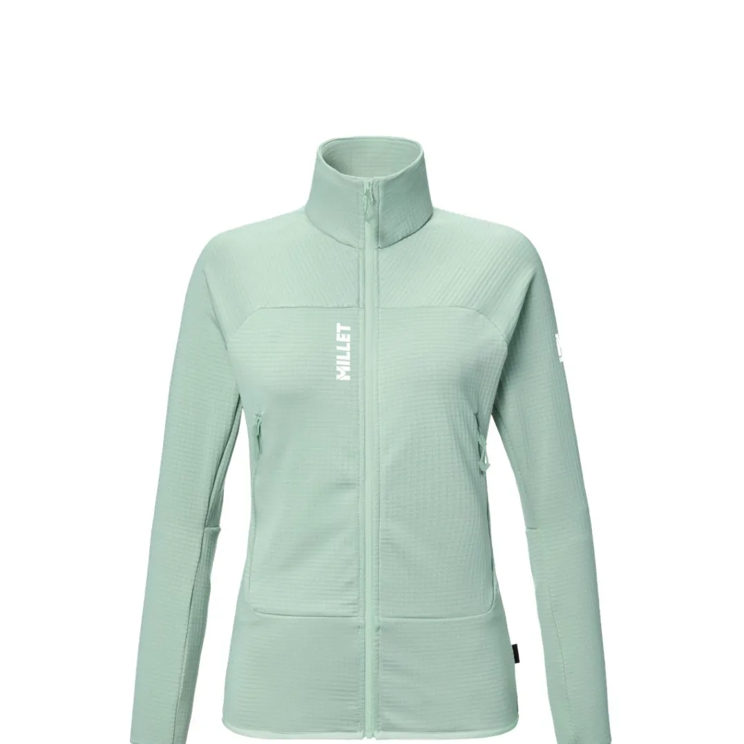 Millet Fusion Grid Jkt W Seaweed