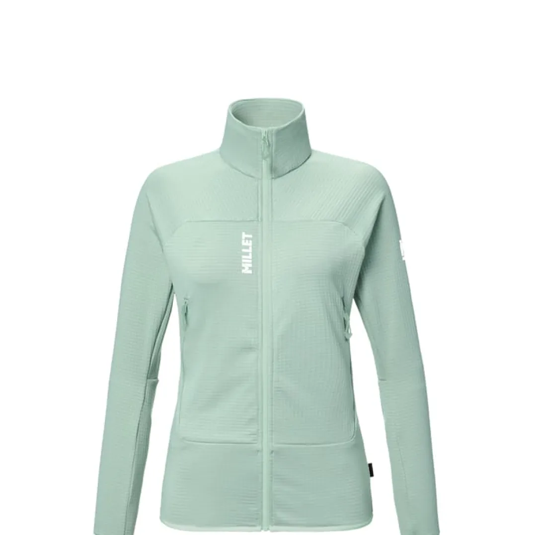 Millet Fusion Grid Jkt W Seaweed