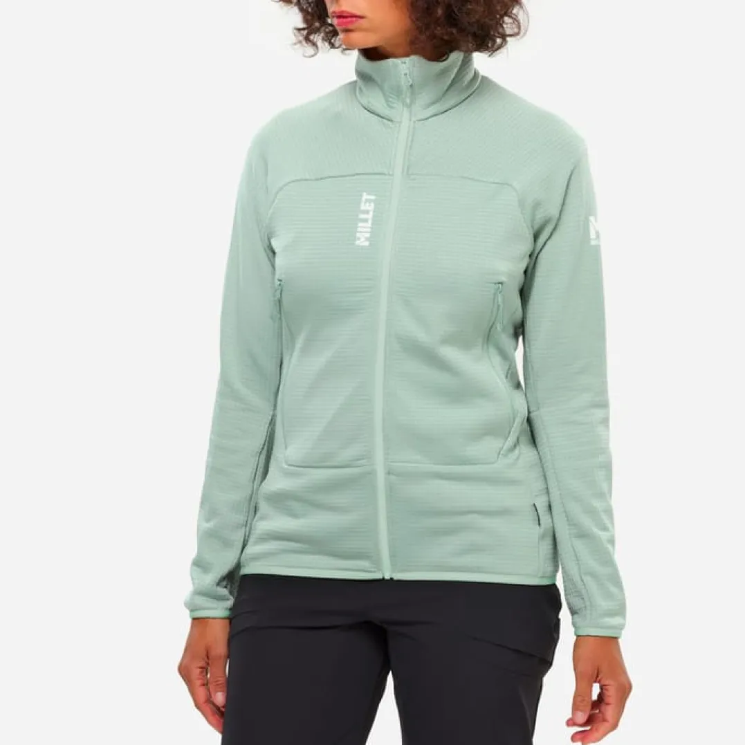 Millet Fusion Grid Jkt W Seaweed