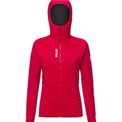 Millet M White Primaloft Hoodie W Red - Rouge