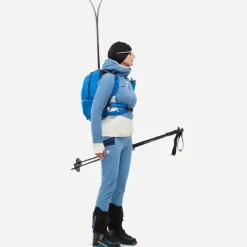 Millet M White Primaloft Hoodie W Coronet Blue/foggy Dew