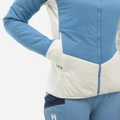 Millet M White Primaloft Hoodie W Coronet Blue/foggy Dew