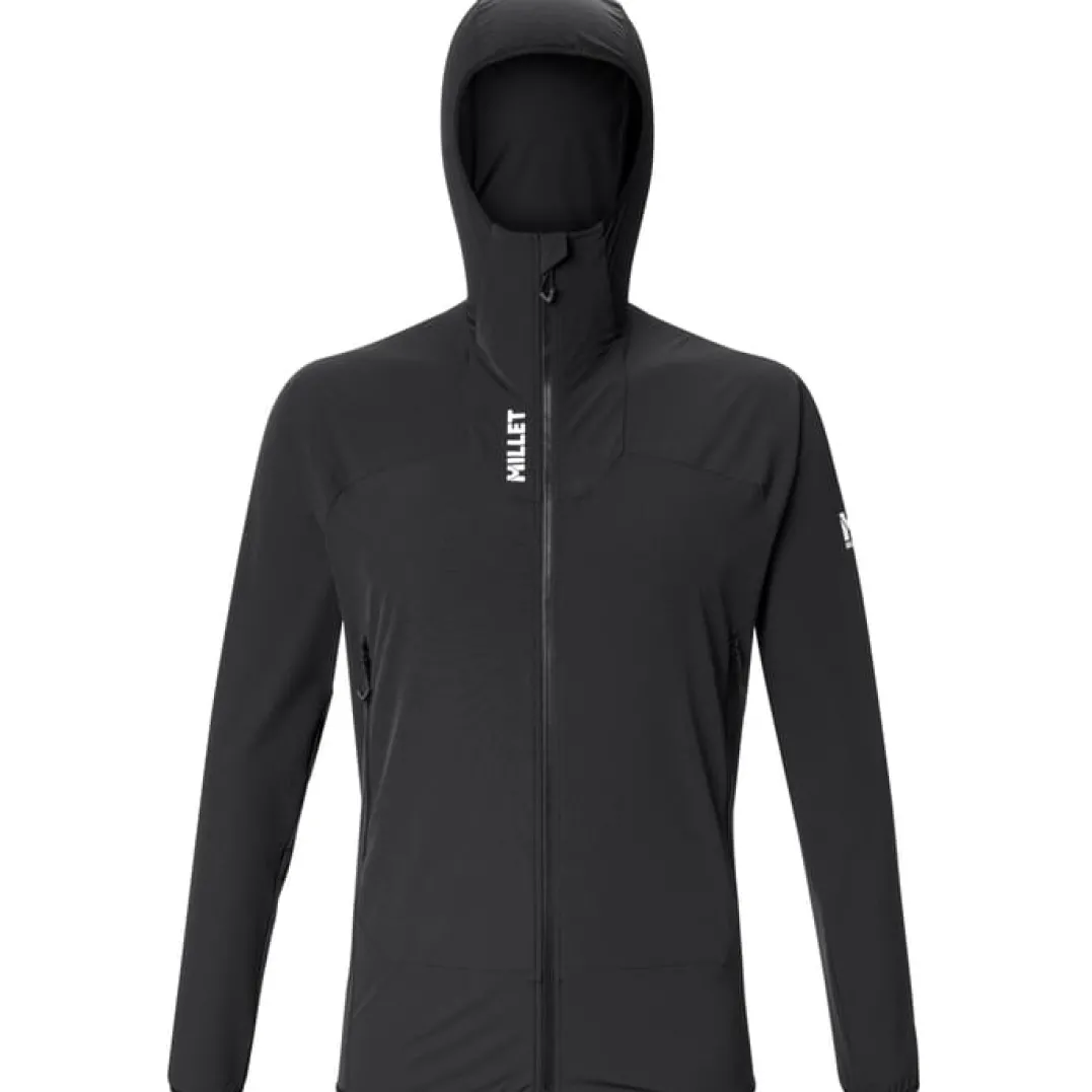 Millet Softshell Kamet Xcs Light Hoodie M Black - Noir