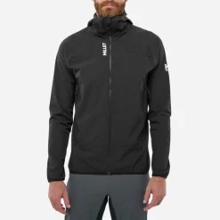 Millet Softshell Kamet Xcs Light Hoodie M Black - Noir