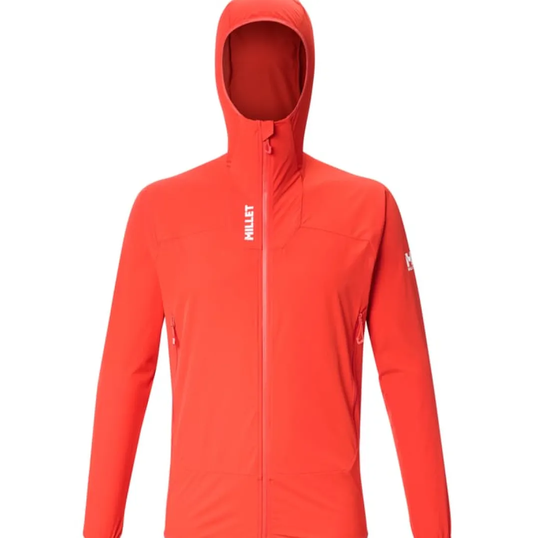 Millet Softshell Kamet Xcs Light Hoodie M Paprika