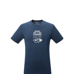 Millet Tee Shirt Cdg Chamonix Logo Ts Ss M Men Saphir