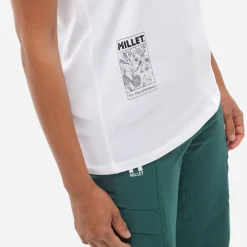 Millet Tee Shirt Chamonix Flower Ts Ss WWhite - Blanc