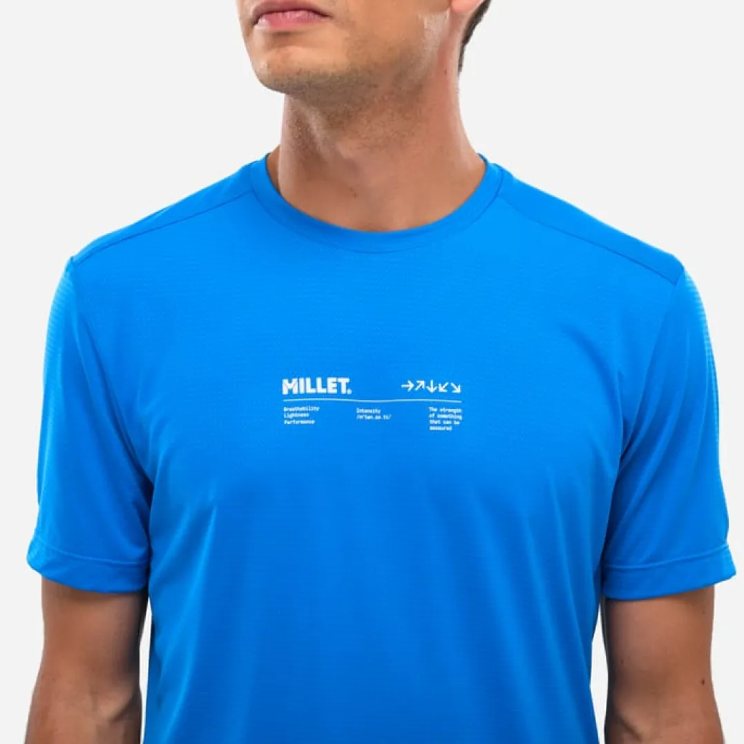 Millet Tee Shirt Intense Essential Ts Ss M Men Icon Blue