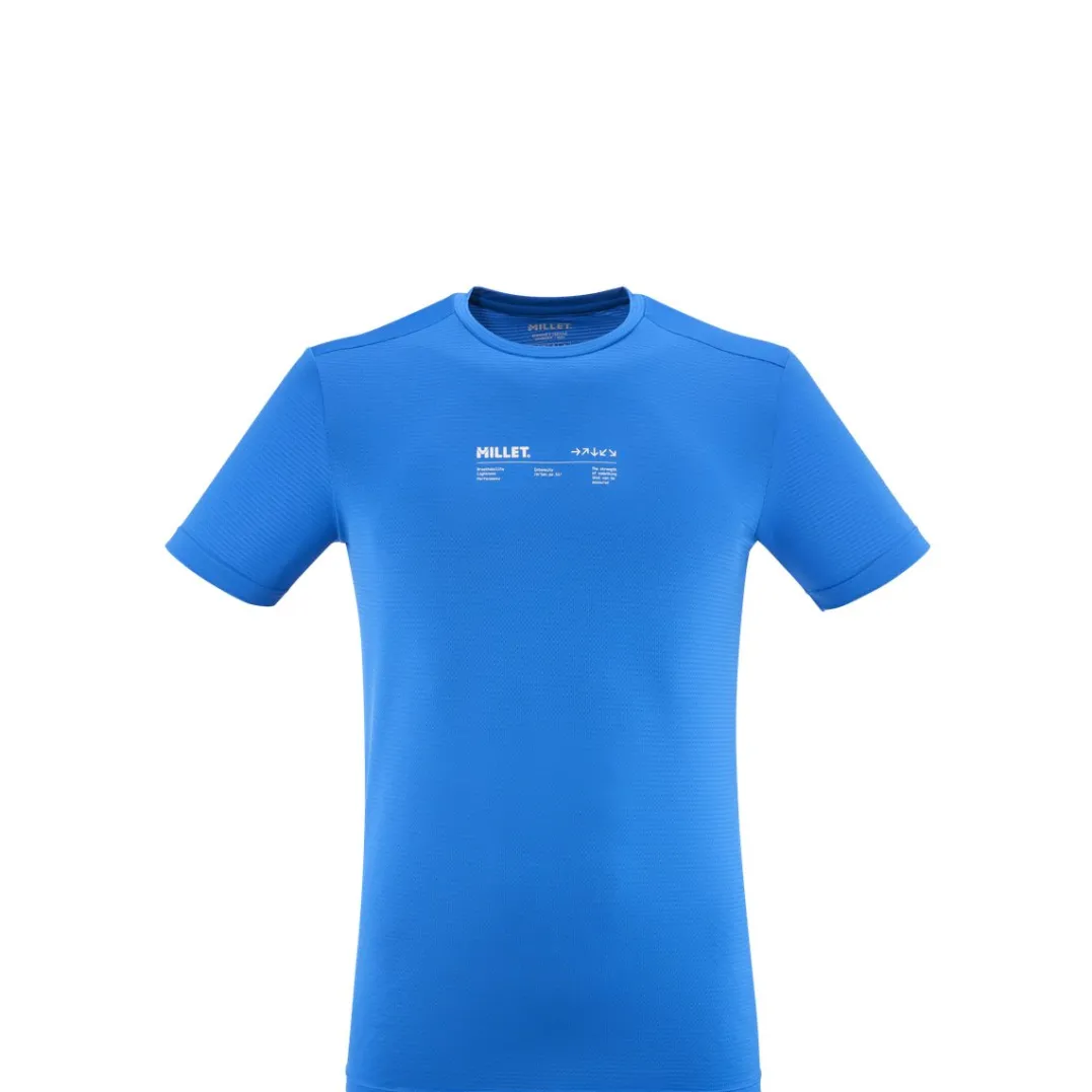 Millet Tee Shirt Intense Essential Ts Ss M Men Icon Blue