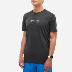 Millet Tee Shirt Intense Essential Ts Ss M Men Black - Noir