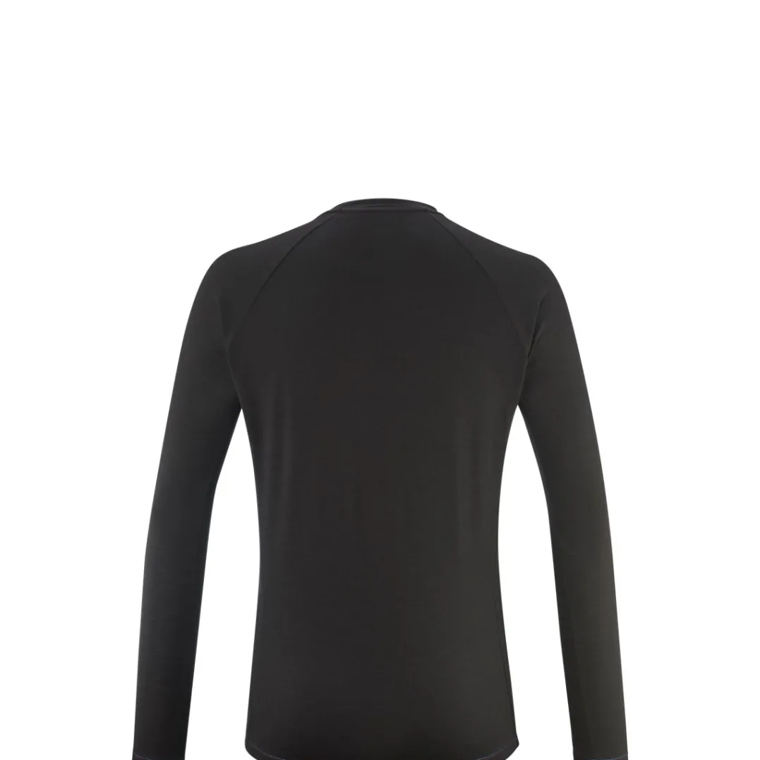 Millet Trilogy Wool Ts Ls M Black - Noir