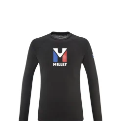 Millet Trilogy Wool Ts Ls M Black - Noir