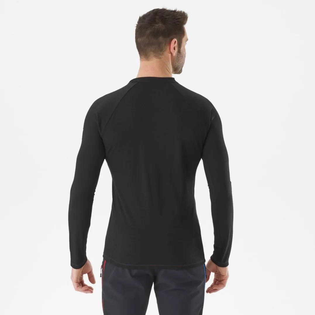 Millet Trilogy Wool Ts Ls M Black - Noir