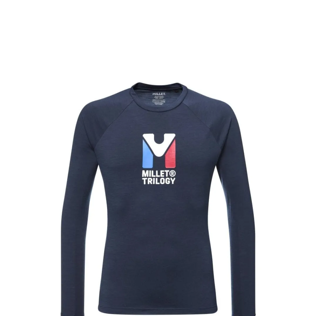 Millet Trilogy Wool Ts Ls M Saphir