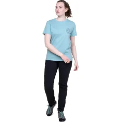 Mountain Equipment Alpenglow Wmns Tee Stellar Blue