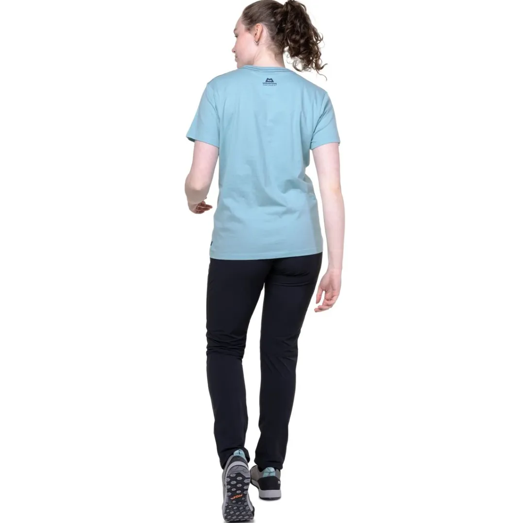 Mountain Equipment Alpenglow Wmns Tee Stellar Blue