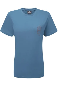 Mountain Equipment Alpenglow Wmns Tee Stellar Blue