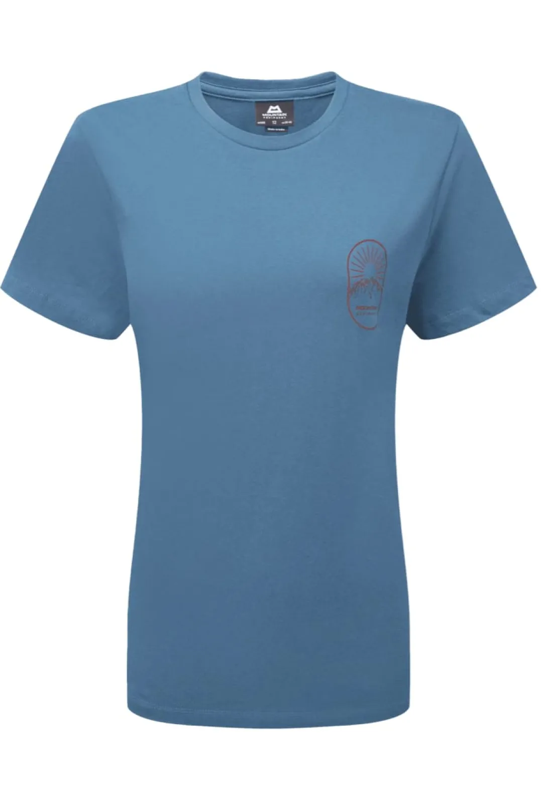 Mountain Equipment Alpenglow Wmns Tee Stellar Blue