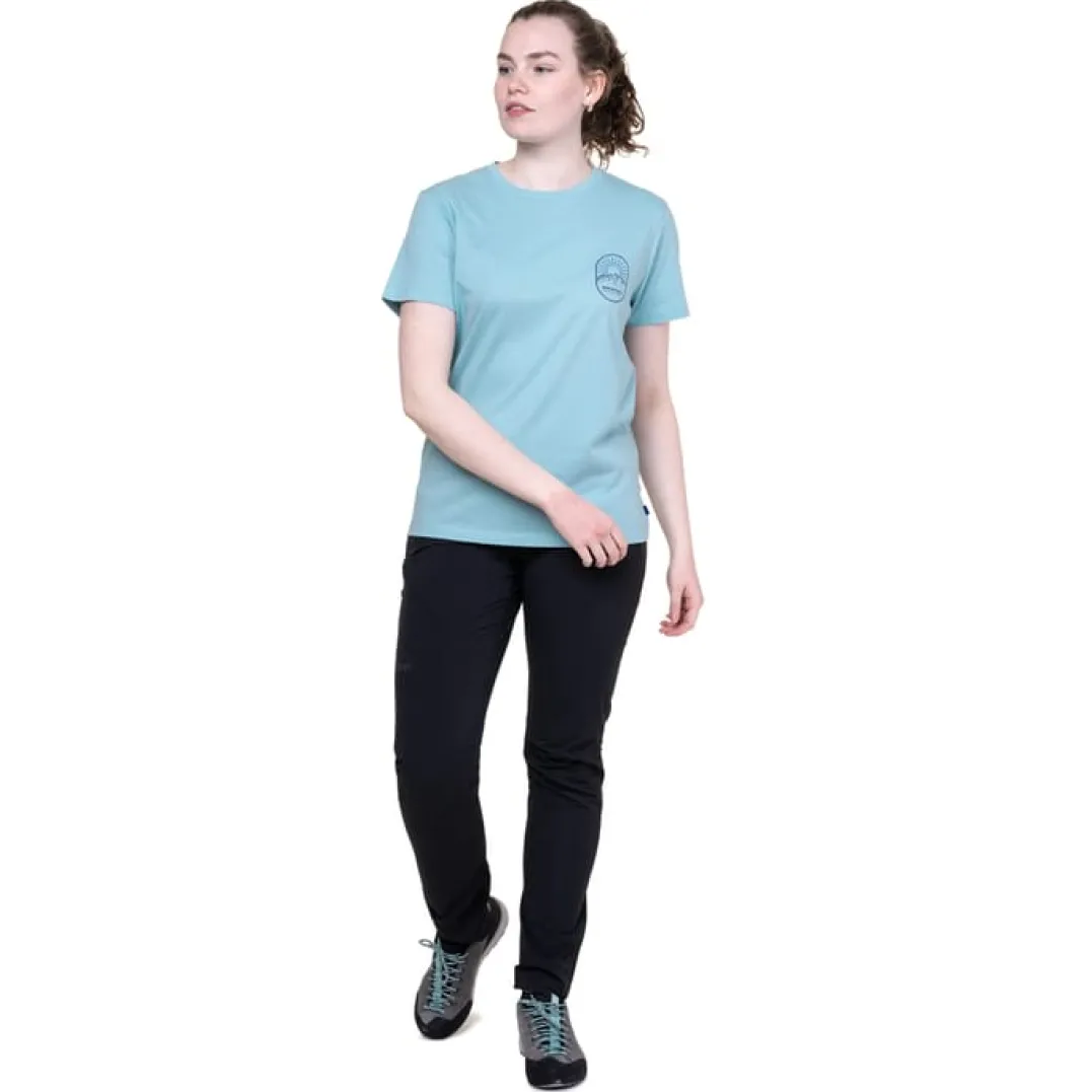 Mountain Equipment Alpenglow Wmns Tee Stellar Blue