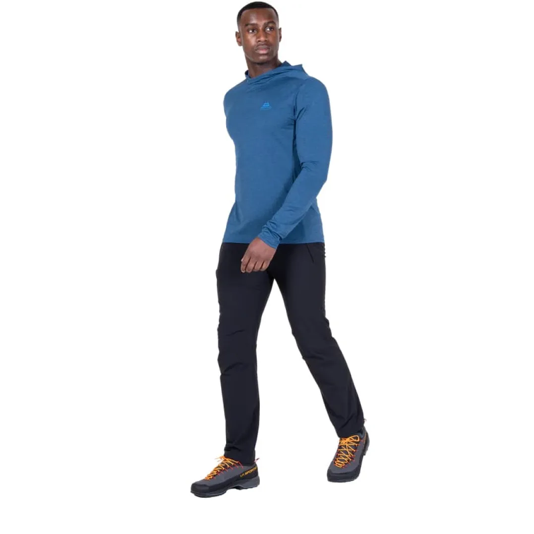 Mountain Equipment Glace Hooded Mens Top Admiral Blue