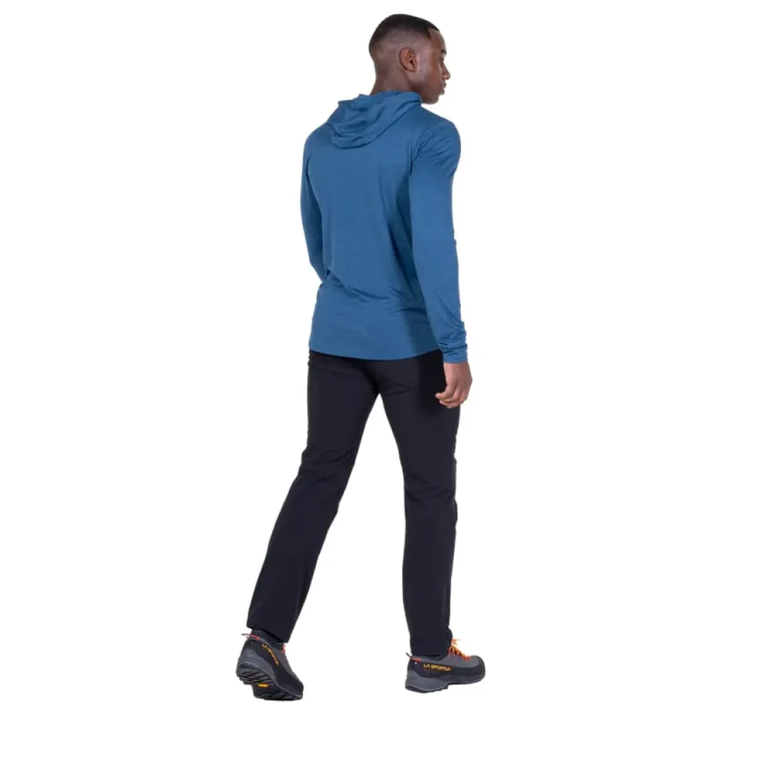 Mountain Equipment Glace Hooded Mens Top Admiral Blue