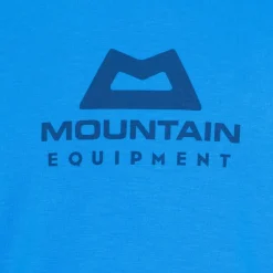 Mountain Equipment Headpoint Emblem Mens Tee Atlantic Blue